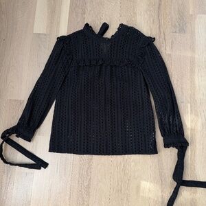 Madewell Black Blouse - Size XXS
